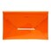 JNB Faux Patent Leather Envelope Candy Clutch Bag, Orange
