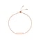 Fossil Women's Engravable Bracelet, Color: Rose Gold (Model: JF03695791)
