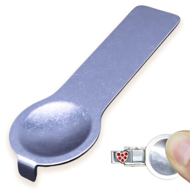 Fablinks Italian Charm Bracelet Tool, Stainless Steel Charms Opening Tools, Easy Opener Compatible with Standard 9mm Link Bracelets