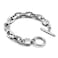 Dankadi Punk Men &amp; Woman Solid Silver Bracelet Jewelry 925 Sterling Silver Rolo Chain 9MM 7 "8" 9" Charm Lock Bangle Hip Hop Accessories (Fashion style, 7 inch)