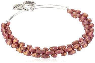 Alex and Ani Womens Boulder EWB, Iris Bangle Bracelet, Rafaelian Silver, Expandable