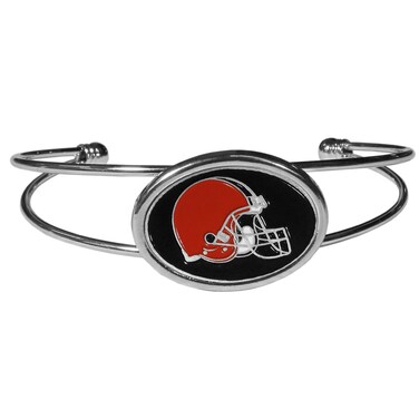NFL Siskiyou Sports Womens Cleveland Browns Cuff Bracelet One Size Team Color