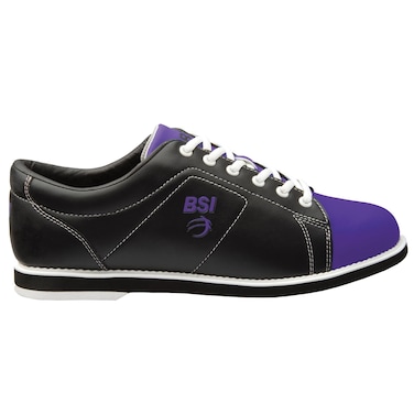 BSI Women's 654 Classic Bowling Shoe - Lightweight Shoes with Cushioned Support for Women, Purple &amp; Black, Size 8.0