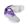 ELITE Women's Comfort Bowling Shoes - Universal Slide Soles, Ultra Light-Weight Mesh Athletic Style for Bowlers (Grey/Violet, US Footwear Size System, Adult, Women, Numeric, Medium, 6)