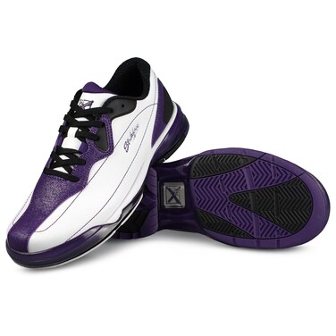 KR Strikeforce Dream White/Purple Right Hand Size 6.5 Performance Women's Bowling Shoe