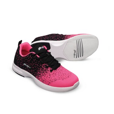 KR Strikeforce Flair Women's Bowling Shoe with FlexSlide Technology for Right or Left Handed Bowlers (Black/Pink, Numeric_6)