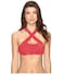 Billabong Women's Damasquerade High Neck Bikini Top, Shaka Pink, Medium