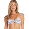 Billabong Women's Standard Cap Sleeve Bikini Top, Multi, L