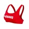 Guard Swimsuit Top Wide Strap (Red, Large)