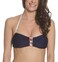 Sun and Sea Juniors Americana Bandeau Bikini Swim Top Navy-S