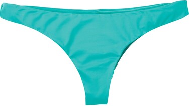 RVCA Junior's Standard Solid Basic ISLE Skimpy Bikini Bottom, Dusty Aqua, XL