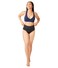 Carve Designs Women's Erin Reversible Bottom, Black/Navy, MD