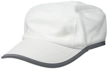 Headsweats Womens Performance Reflective Race Hat for Running and Outdoor Lifestyle Baseball Cap, White Reflective