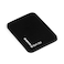 GRIFITI Small Slim Pad 5" x 4" x 0.2" Track Pad Wrist Rest Silicone Ergonomic Carpal Tunnel Resting Support for Computer Track Pad, Trackball or Mouse (Black Nylon Surface)