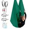PRIOR FITNESS Aerial Yoga Hammock Set, 6 Yards Premium Low Stretch Thick Fabric Yoga Swing with Certified Hardware, Aerial Silks for Antigravity Yoga Inversion Exercise Suits All Levels AQ
