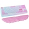 Angel Wing Cloud Keyboard Wrist Rest, Soft Leather Memory Foam Keyboard Wrist Support for Pain Relief, Ergonomic Anti-Slip Computer Palm Rest for PC Gaming/Laptop/Hand Pad/Cute Desk(1-Wing Pink)