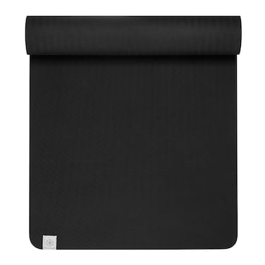 Gaiam Yoga Mat - Premium 6mm TPE Non Slip Exercise &amp; Fitness Mat for Hot Yoga, Pilates &amp; Floor Workouts - Black