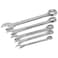 Performance Tool 1406 MM Combo Wrench Set, 5-Piece Alloy Steel Metric Sizes 8-17mm