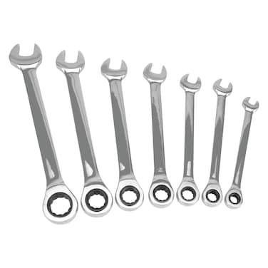 Performance Tool W1092 Metric Ratcheting Wrench Set, 7-Piece