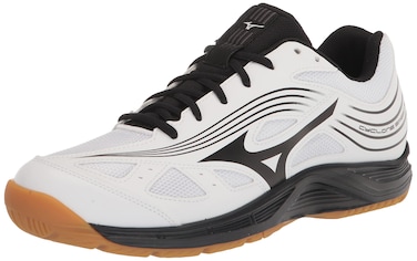 Mizuno womens Cyclone Speed 3 Volleyball Shoe, White/Black, 9 US