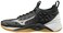Mizuno Women's Wave Momentum Volleyball Shoe, blacksilver, 11.5 B US
