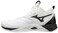 Mizuno Unisex Adult 2 Wave Momentum Mid Volleyball Shoe 8 (0800), White/Black, 9.5 Women/8 Men US