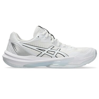 ASICS Women's Sky Elite FlyteFoam 3 Volleyball Shoes, 7, White/White
