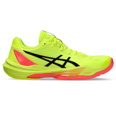 ASICS Women's Sky Elite FlyteFoam 3 Volleyball Shoes, 8, Safety Yellow/Black