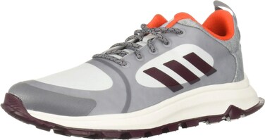adidas Women's Response Trail X Running Shoe, Grey/Maroon/Blue Tint, 8.5 M US