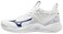 Mizuno Women's Wave Momentum 2   Women's Indoor Volleyball Shoe   White/Navy   US Women's 10.5