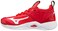Mizuno Women's Wave Momentum 2   Women's Indoor Volleyball Shoe   Red/White   US Women's 11