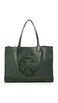 Tory Burch Women's Ella Printed Tote, Green Bold Flower, One Size