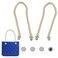 kuvanspok Practical Rope Handle PU Straps Replacement for Obag Canvas Rubber Bag EVA Tote Handbags Repair Classic Purse Accessories