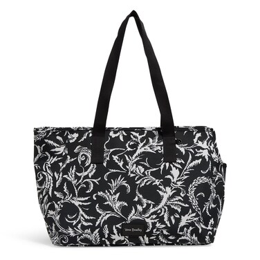 Vera Bradley Women's Recycled Lighten Up Water-repellent Pet Carrier Tote, Glass Vines, One Size
