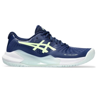 ASICS Women's Gel-Challenger 14 Tennis Shoe, 10.5, Blue Expanse/Illuminate Yellow