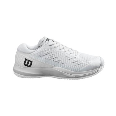 Wilson Rush Pro Ace Women's Tennis Shoe, White/Black, Size 9.5