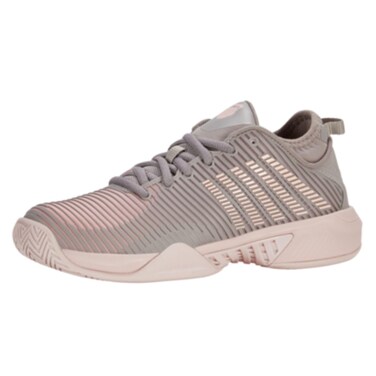 K-Swiss Women's Hypercourt Supreme Tennis Shoe, Satellite/Sepia Rose/Pale Neon Coral, 9 M