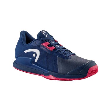 HEAD Women's Sprint Pro Sneaker, Dark Blue/Azalea, 8.5