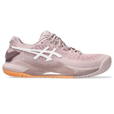 ASICS Women's Gel-Resolution 9 D Tennis Shoes, 10, Watershed Rose/White
