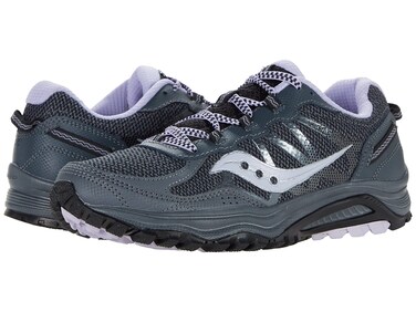 Saucony Women's Grid Escape TR5 Running Shoe, Charcoal/Lavender, 9