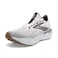 Brooks Women&rsquo;s Glycerin Stealthfit GTS 21 Supportive Running Shoe - White/Grey/Black - 10.5 Medium