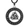 LANGHONG 1PCS Norse Vikings Necklace Norse Valknut Necklace for Men Original Amulet Pendant Necklace, Gift For Men