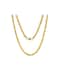 JEWELHEART 10K Gold Square Wheat Chain Necklace - 1.7mm Braided Yellow Real Gold Necklaces For Women Foxtail Thin Gold Chain Diamond Cut Gold Chain Necklace with Lobster Clasp 16