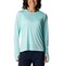 Columbia Women's Tidal Tee Hoodie, Gulf Stream/White Logo, Small