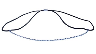 DesignedDazzle Rhinestone Sparkle Shiny Bling Elastic Stretch Hair Headband Women Teens Girls