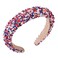 ZITULRY 4th of July Headbands for Women Red White Blue Sprinkle Padded Headband American Flag Patriotic Hairband Memorial Day Independence Day Party Hair Accessories