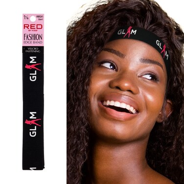 Red by Kiss Fashion Lace Melting Elastic Band for Wigs and Edge Laying, Perfect fit during all activity, Keep Baby Hairs in Place (Regular 1-1/8")