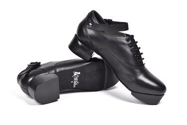RYAN AND ODONNELL Deluxe Irish Hard Shoe (us_Footwear_Size_System, Adult, Women, Numeric, Medium, Numeric_7_Point_5) Black