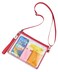 Bagenius Clear Purse Stadium Approved for Women, Transparent Clear Bag with Removable Straps for Work Festival Sporting Events and Concert - Red