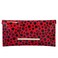 Polka Dot Patent Envelope Clutch, Red